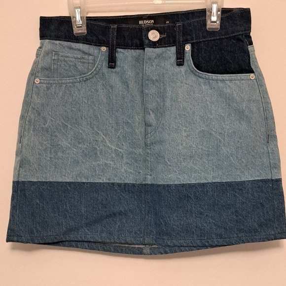 Hudson Viper Undercurrent Mini Skirt NWT Size 25 - Picture 2 of 7